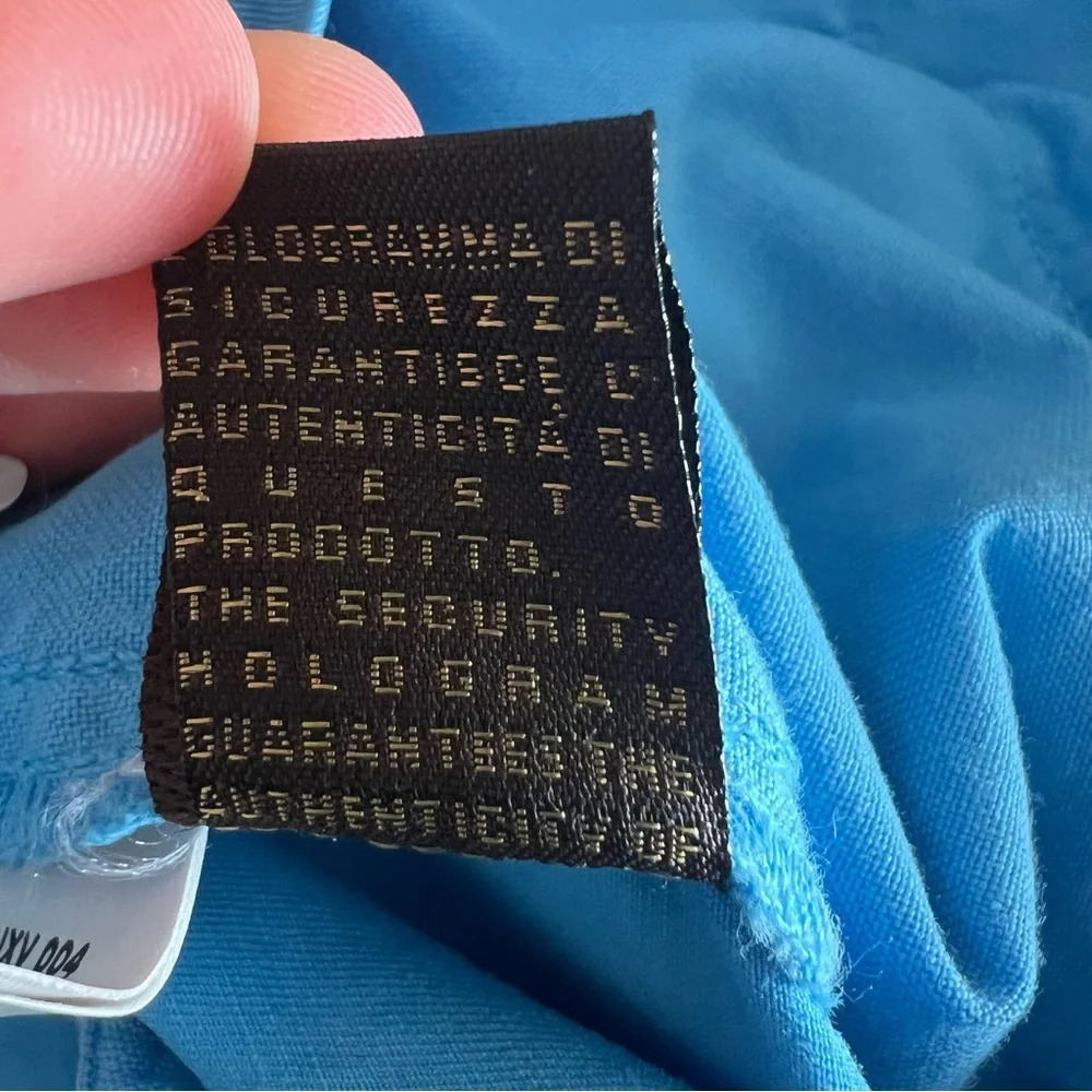 Vintage Roberto Cavalli Cropped Capri Pants Blue - Picture 11 of 11